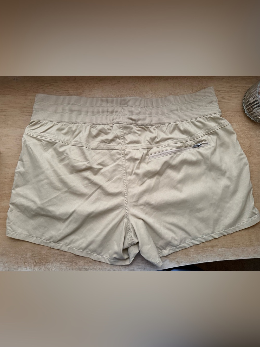 The North Face Women's Light Beige Active Shorts - Picture 2 of 3